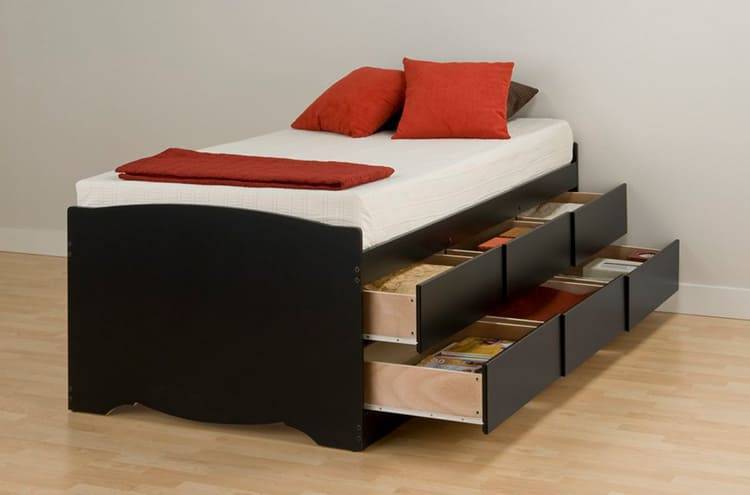 Детские кровати с выдвижными ящиками 11 фото - обзор моделей