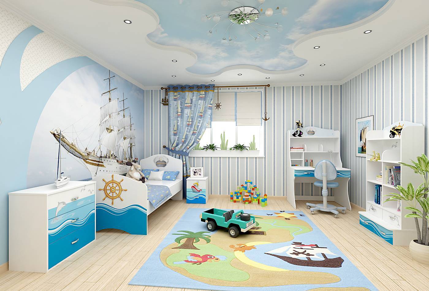 Детская комната в неоклассическом стиле