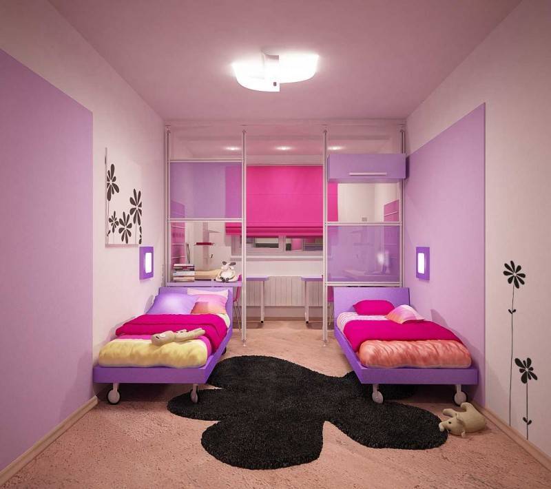 Романтическая комната 11,5 кв.м  для девочки 12 лет реальная история